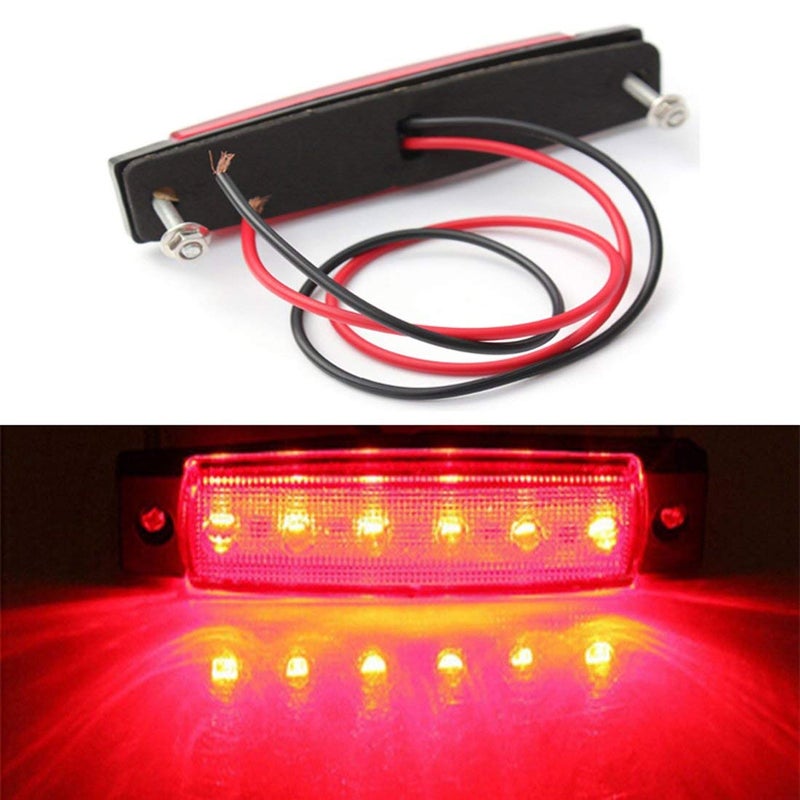 Shangyuan Navigation Lights, LED Boat Light for Bow Light, Marine Led Lights Strip for Kayak Pontoon Boat Dinghy Yacht Vessel Catamaran, with Screw Set & Foam Tape Bases, 2PCS Red and 2PCS Green - Image 4